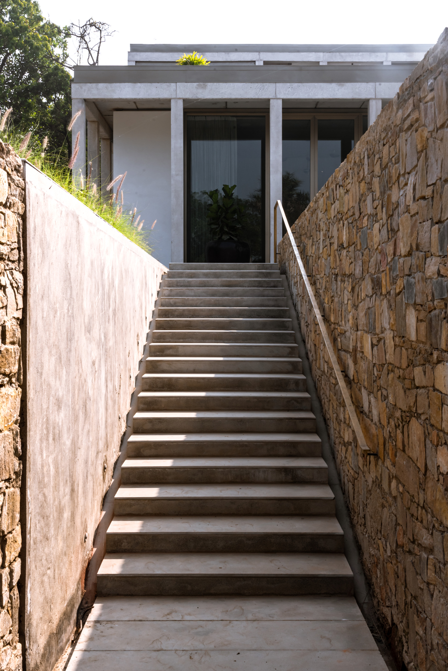 guest entrance to residence